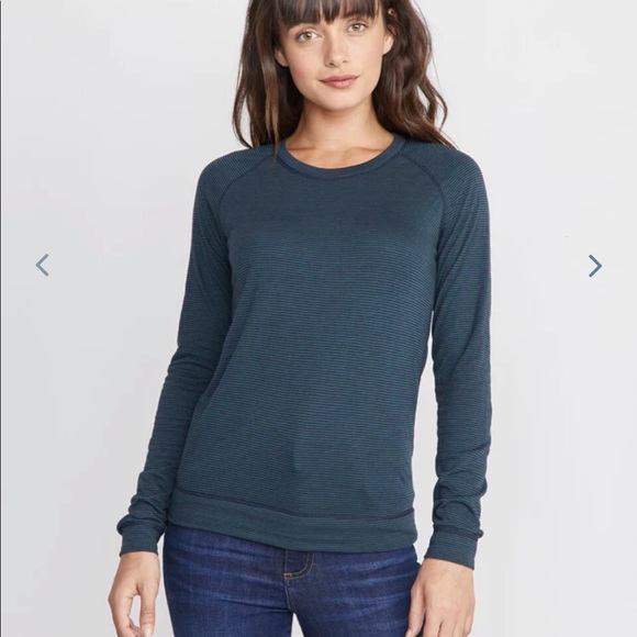 NWOT Marine Layer Reversible Raglan - Picture 2 of 5